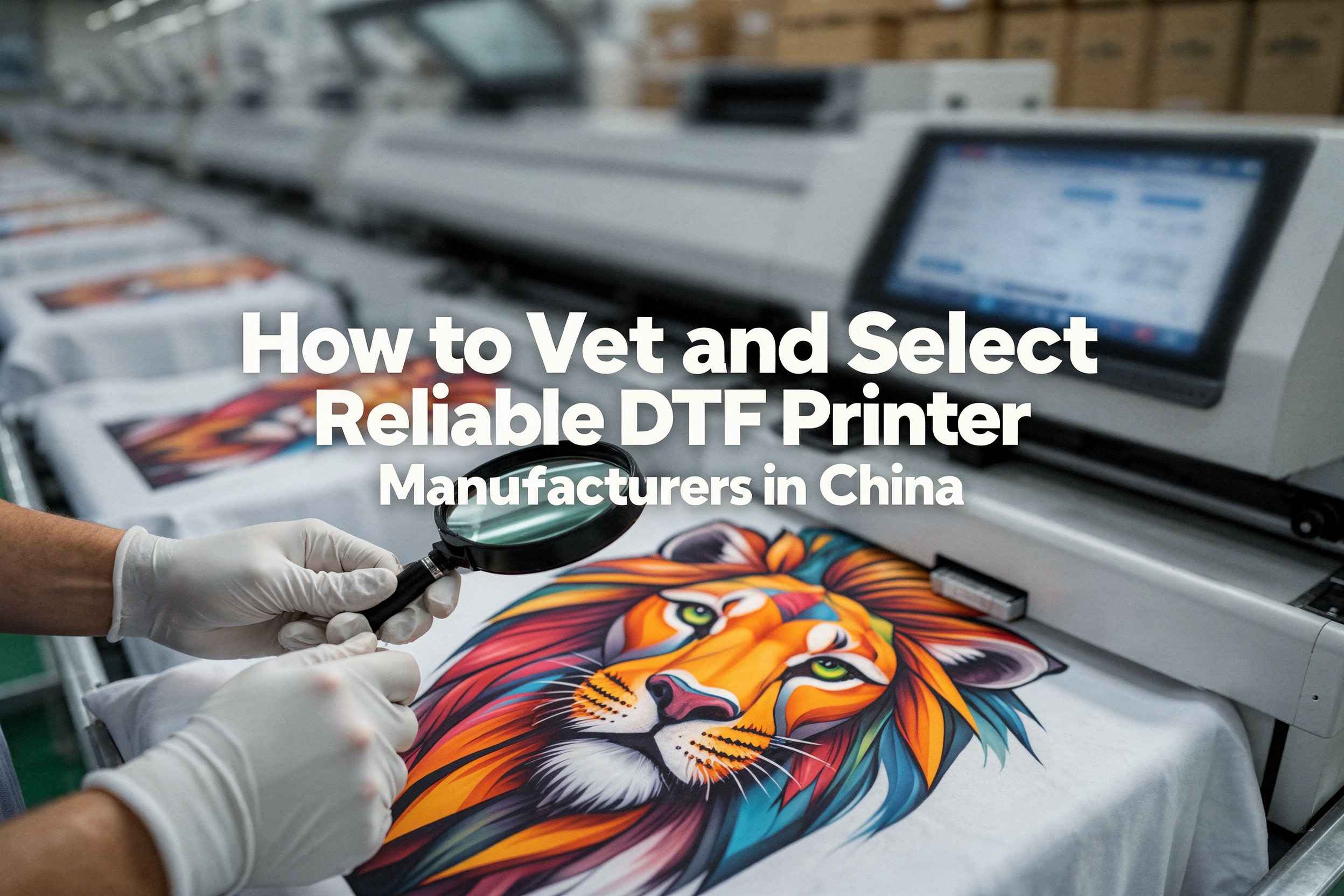 Guide for Overseas Distributors: How to Vet and Select Reliable DTF Printer Manufacturers in China